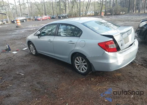 2012 Honda Civic Ex из США, поврежденный, VIN 2HGFB2F87CH546079